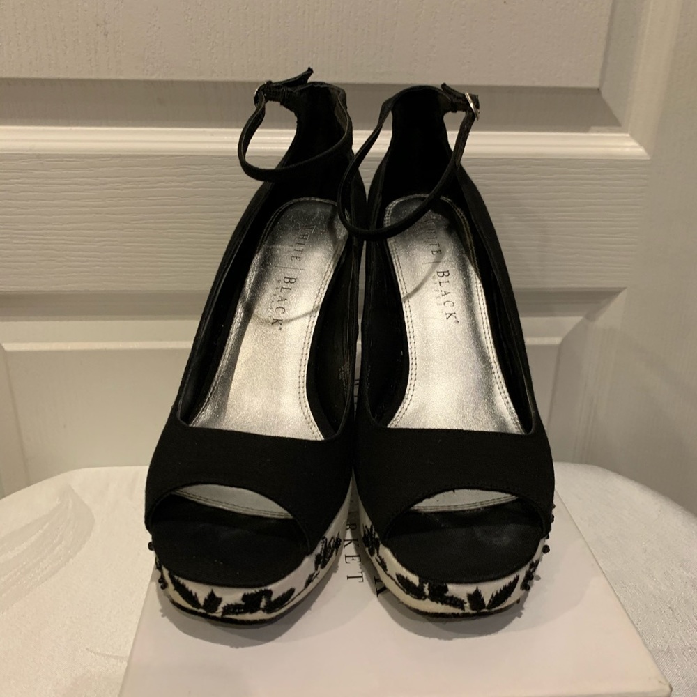 White House Black Market Barbara Platform Shoes